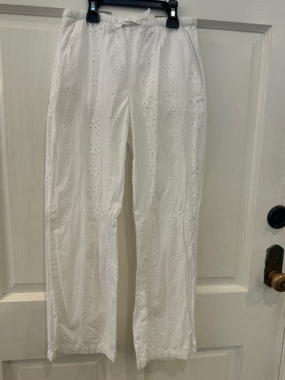 H&M Girls Eyelet Pants Size 8